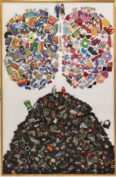 MAN IS THE CROWN OF NATURE - a Paint Artowrk by Elana Rey